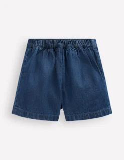 Jupe-short portefeuille tissée