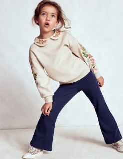 Legging côtelé évasé