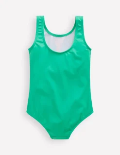 Maillot de bain à dos échancré et appliqué