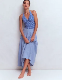 Maillot de bain dos-nu avec nœud