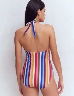 Maillot de bain dos-nu avec nœud
