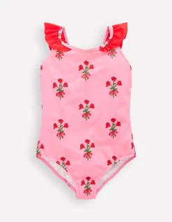 Maillot de bain Hallie à bretelles volantées
