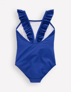 Maillot de bain Hallie à bretelles volantées