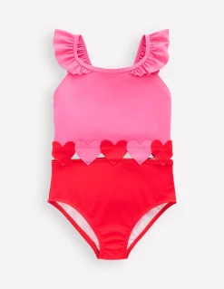 Maillot de bain Hallie à bretelles volantées