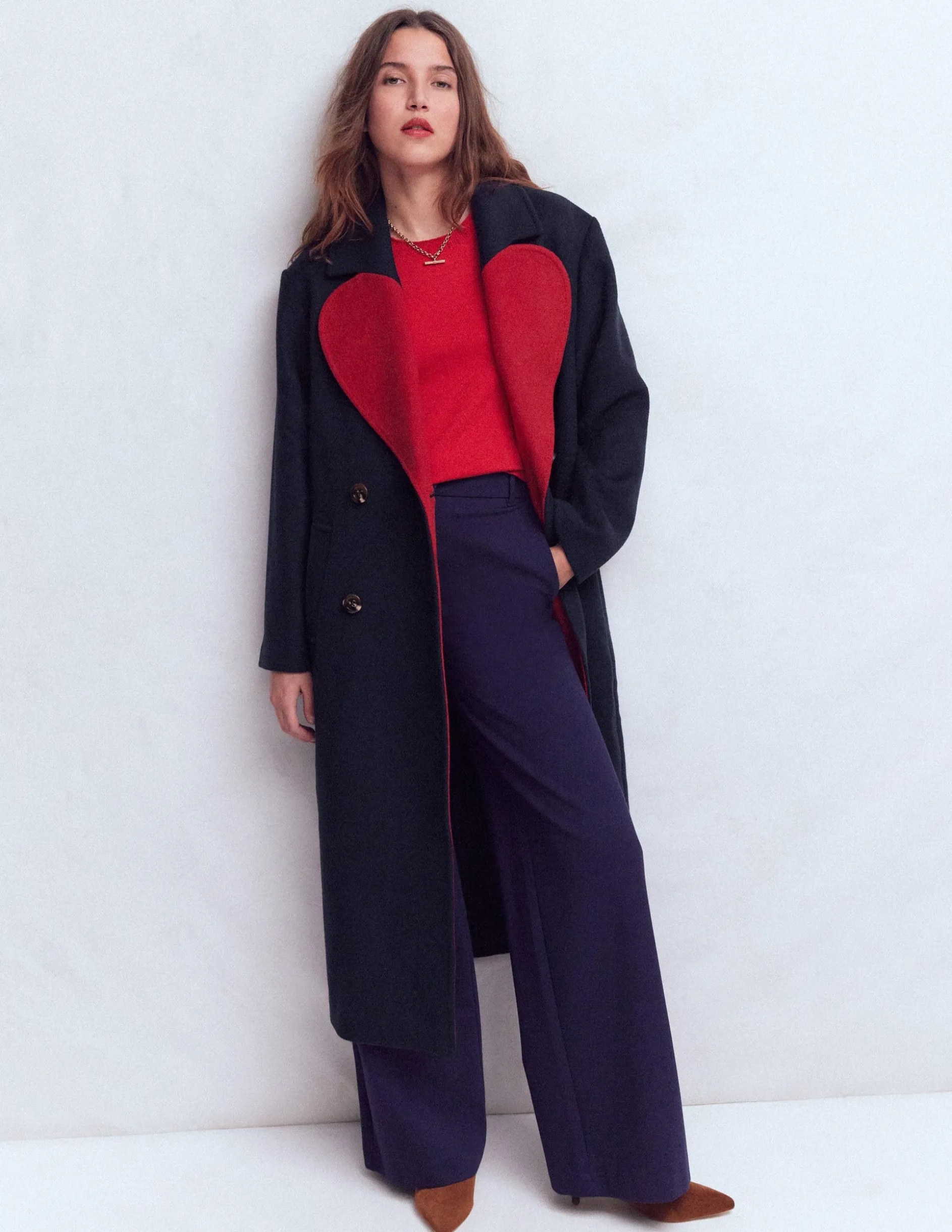 Manteau en laine Cocoon