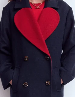 Manteau en laine Cocoon