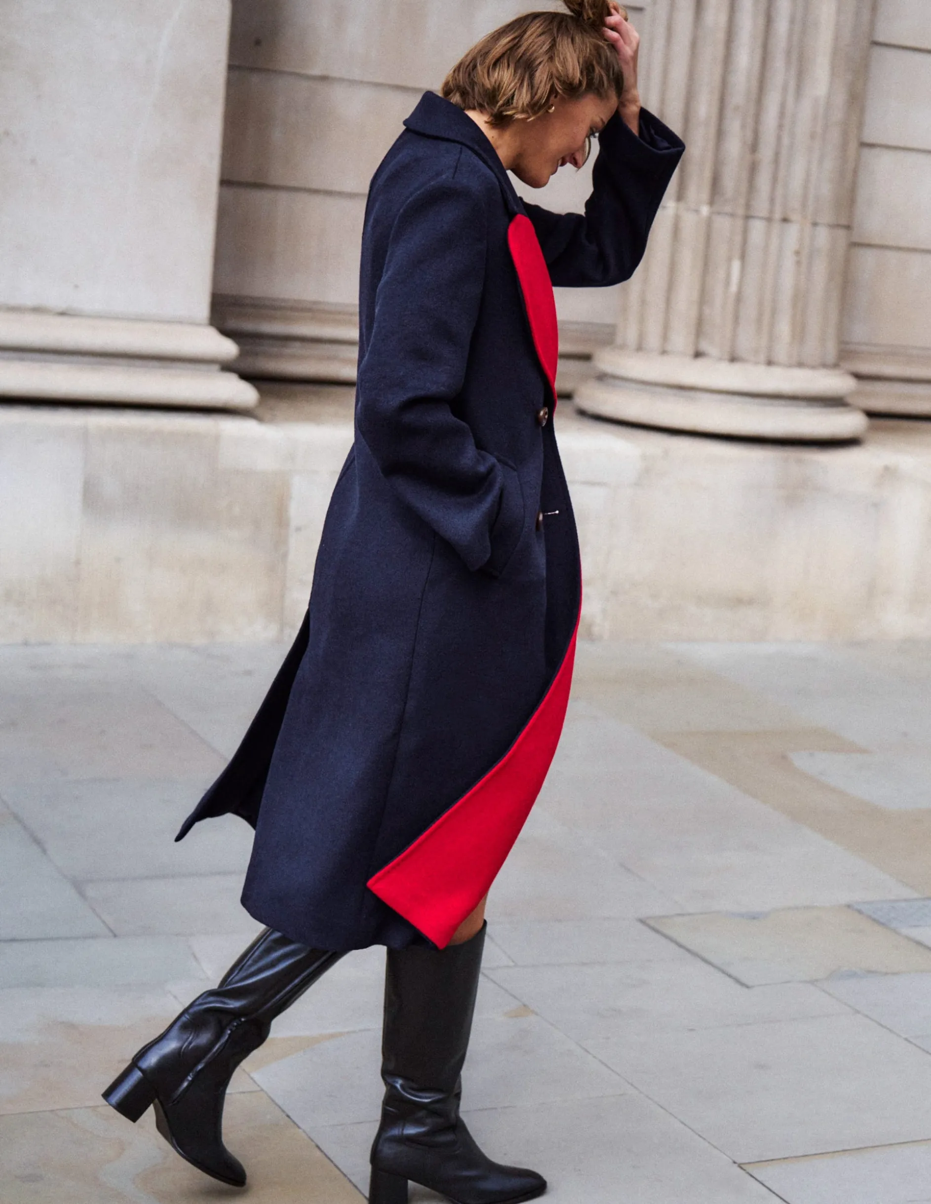 Manteau en laine Cocoon