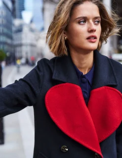 Manteau en laine Cocoon