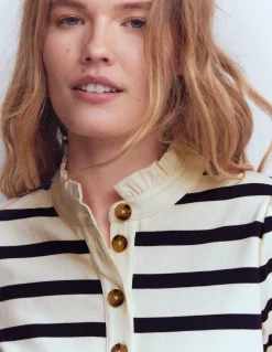 Marinière à col volanté