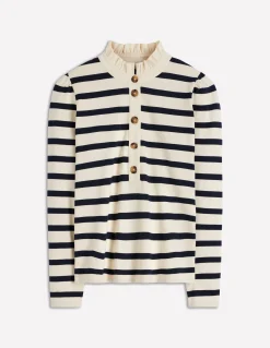 Marinière à col volanté