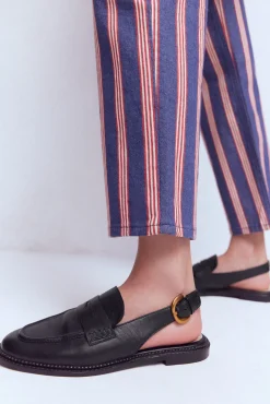 Mocassins à bride arrière