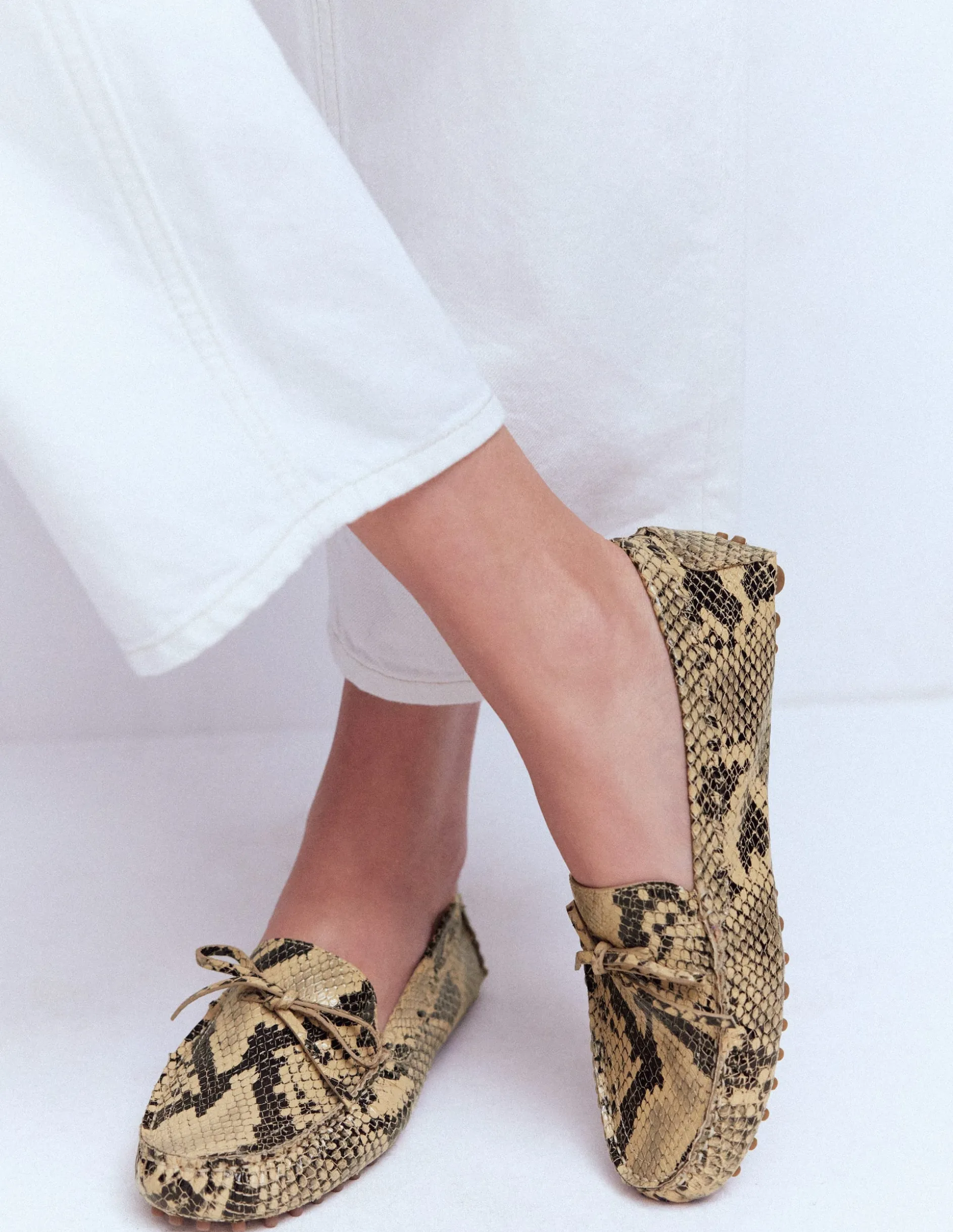 Mocassins souples Heidi à surpiqûres