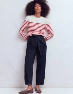 Pantalon ample à ceinture