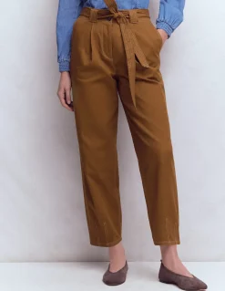 Pantalon ample à ceinture