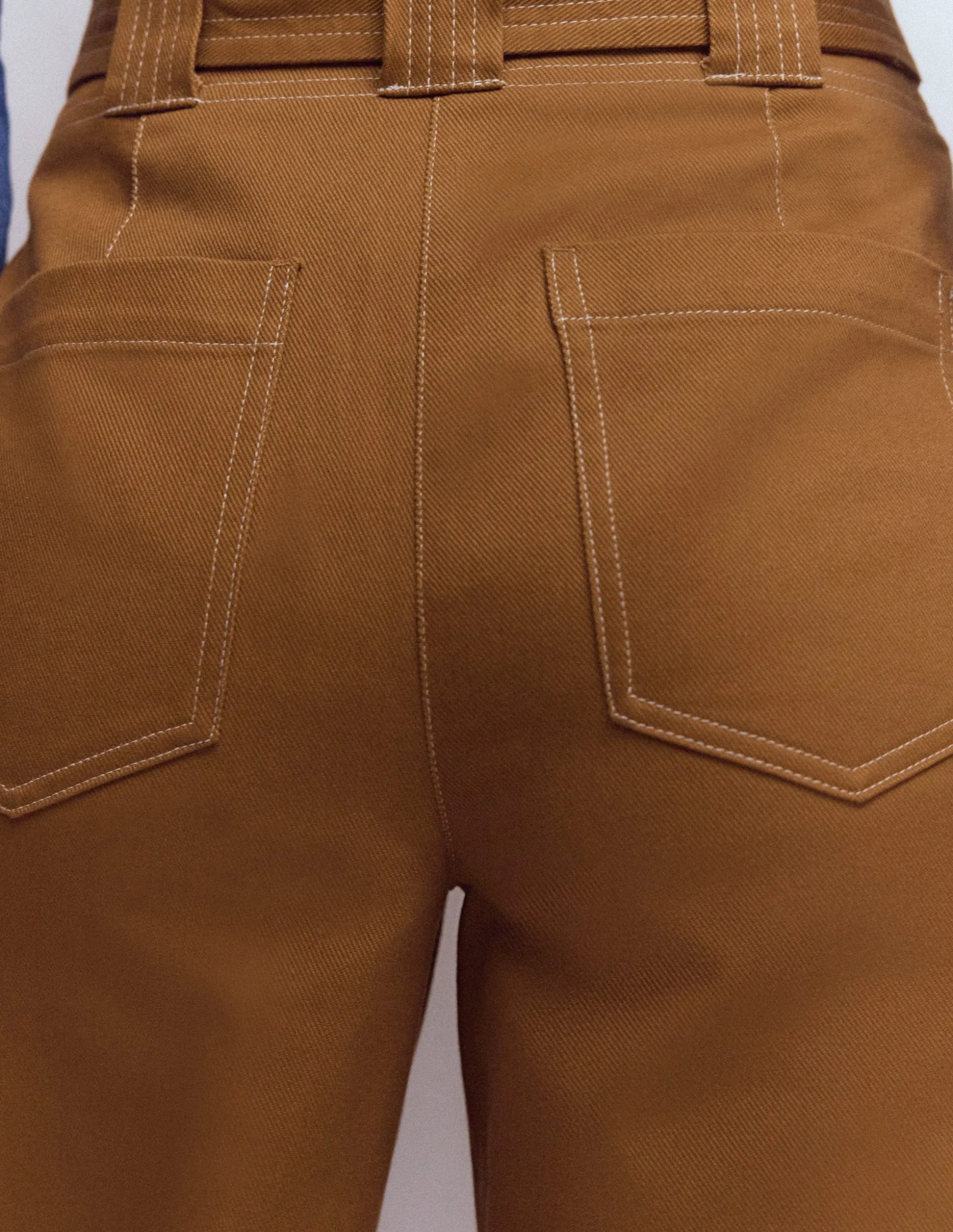 Pantalon ample à ceinture