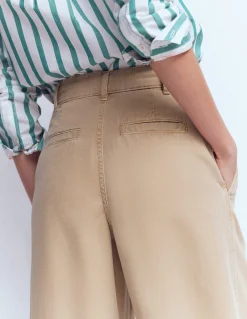 Pantalon ample plissé