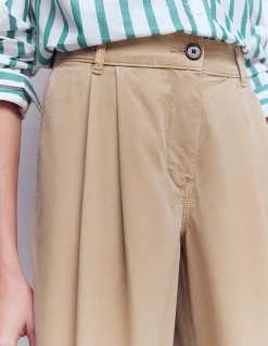 Pantalon ample plissé
