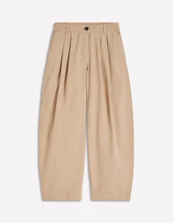 Pantalon ample plissé
