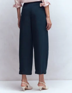 Pantalon ample plissé