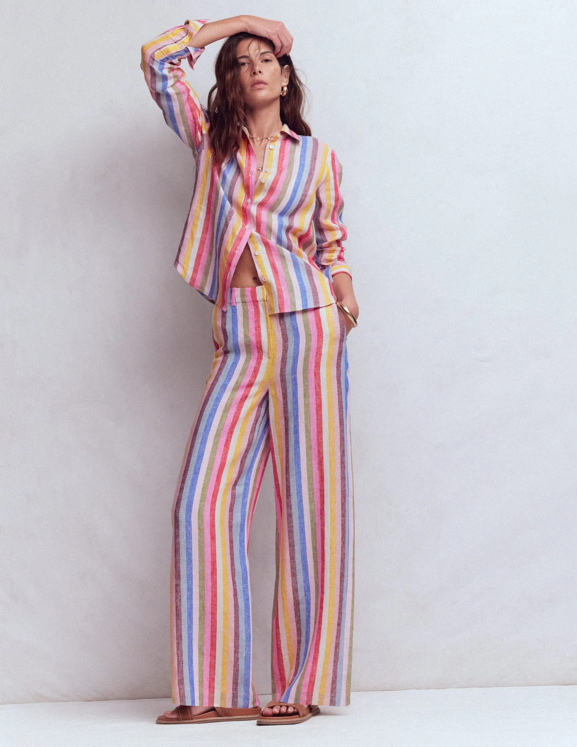 Pantalon Belgravia en lin