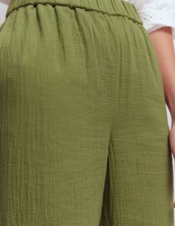 Pantalon double-étoffe à enfiler