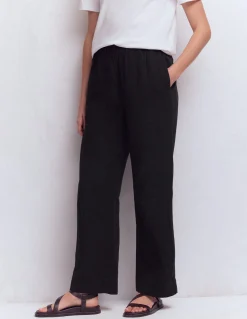 Pantalon double-étoffe à enfiler