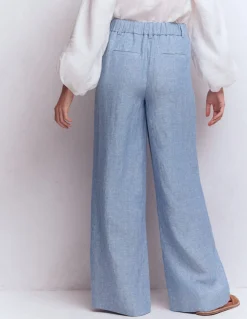 Pantalon Kensington en lin