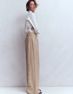 Pantalon Kensington en lin