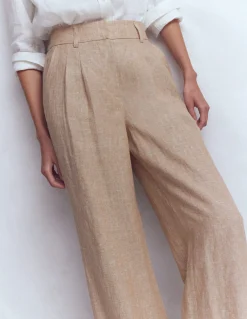 Pantalon Kensington en lin