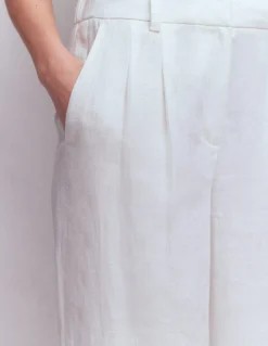 Pantalon Kensington en lin