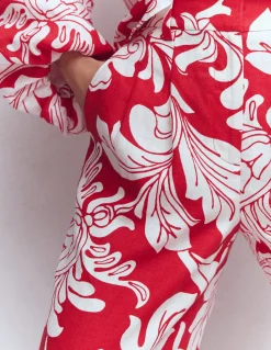 Pantalon Kensington en lin