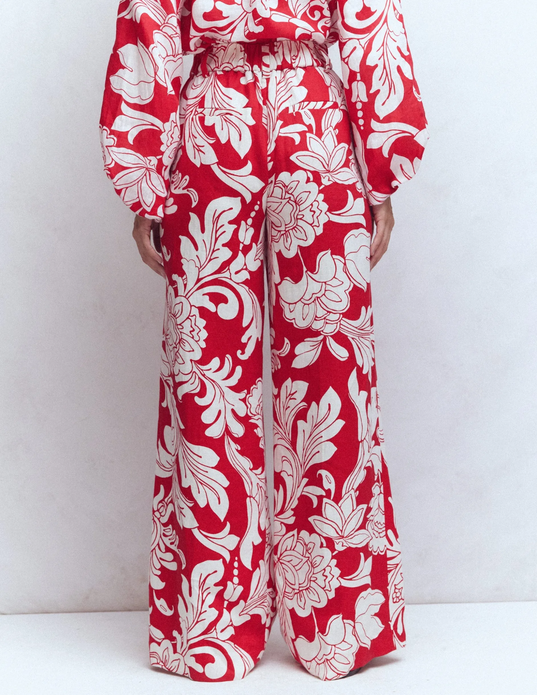 Pantalon Kensington en lin