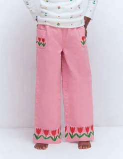 Pantalon large à enfiler