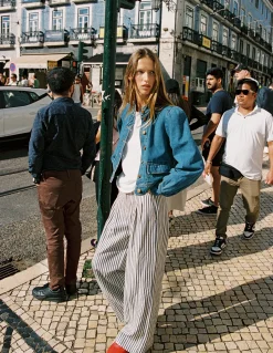 Pantalon large Kensington