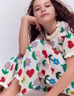 Pantalon évasé en maille