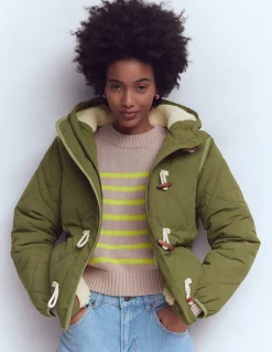 Parka matelassée façon duffle-coat