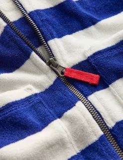 Poncho en éponge à fermeture zippée