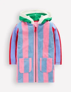 Poncho en éponge Romie à fermeture zippée