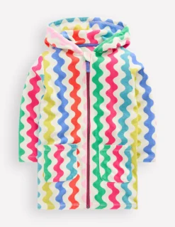 Poncho en éponge Romie à fermeture zippée