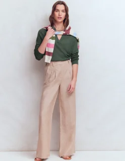 Pull à col Agnes en lin