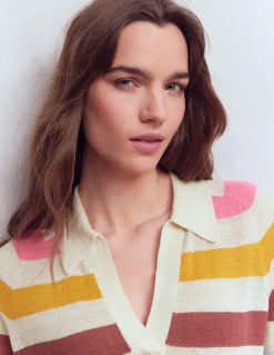 Pull à col Agnes en lin