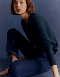 Pull col rond Emilia en coton