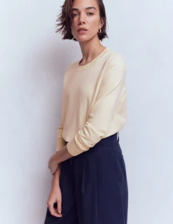 Pull col rond Emilia en coton