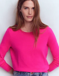 Pull col rond Emilia en coton