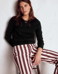 Pull col rond Emilia en coton