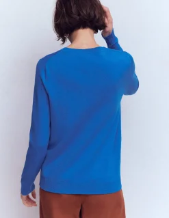 Pull col rond Emilia en coton