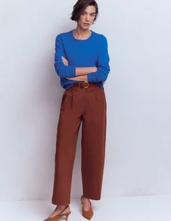 Pull col rond Emilia en coton