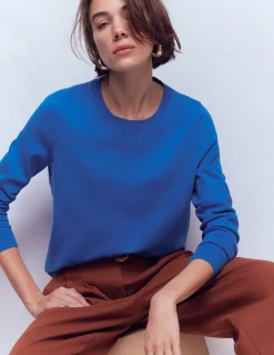 Pull col rond Emilia en coton