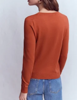 Pull col rond Emilia en coton