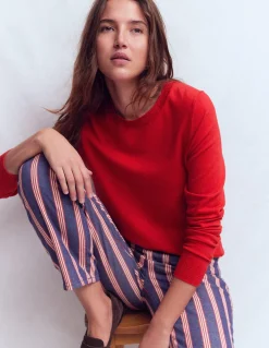 Pull col rond Emilia en coton